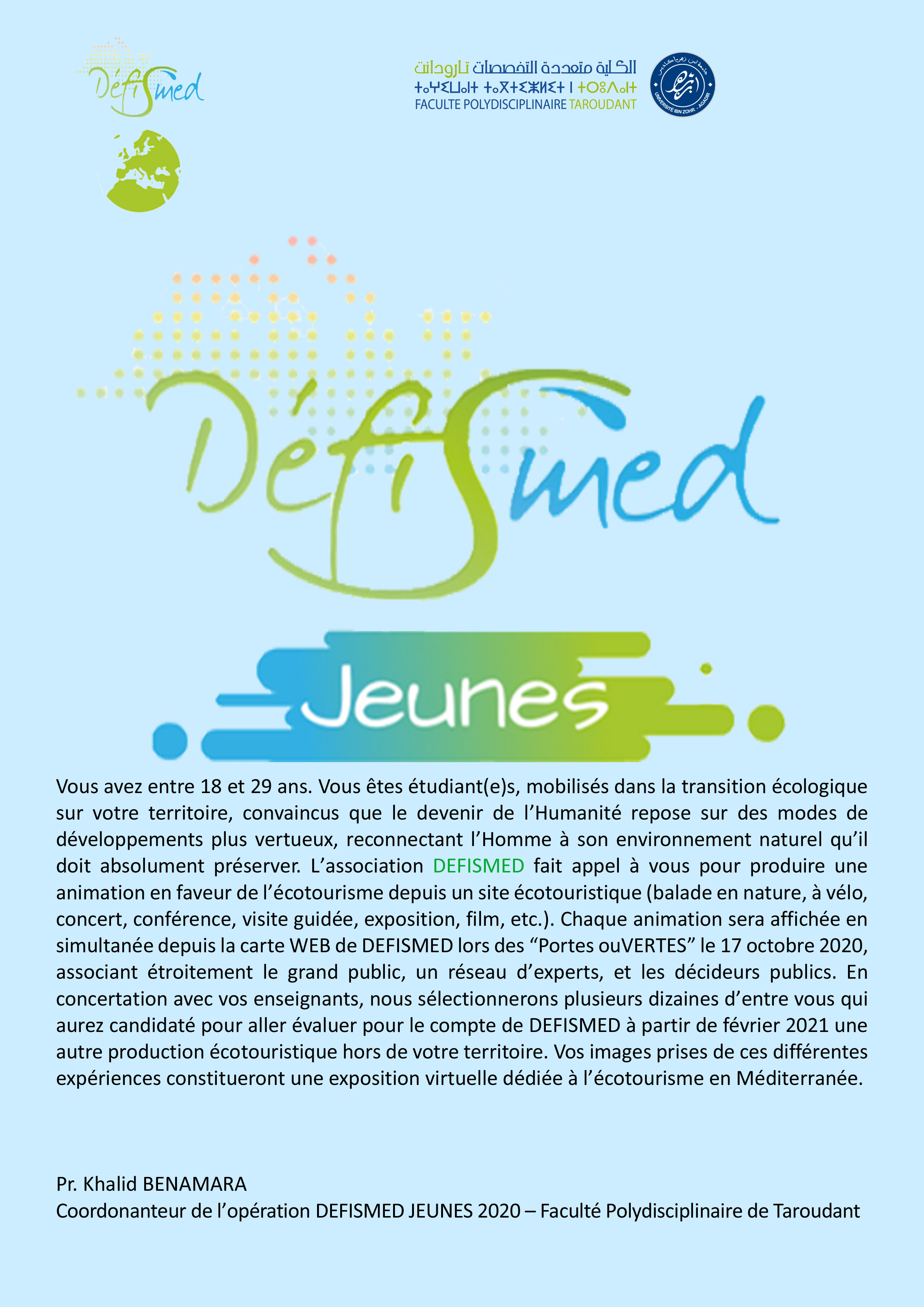 Projet DEFISMED JEUNES 2020