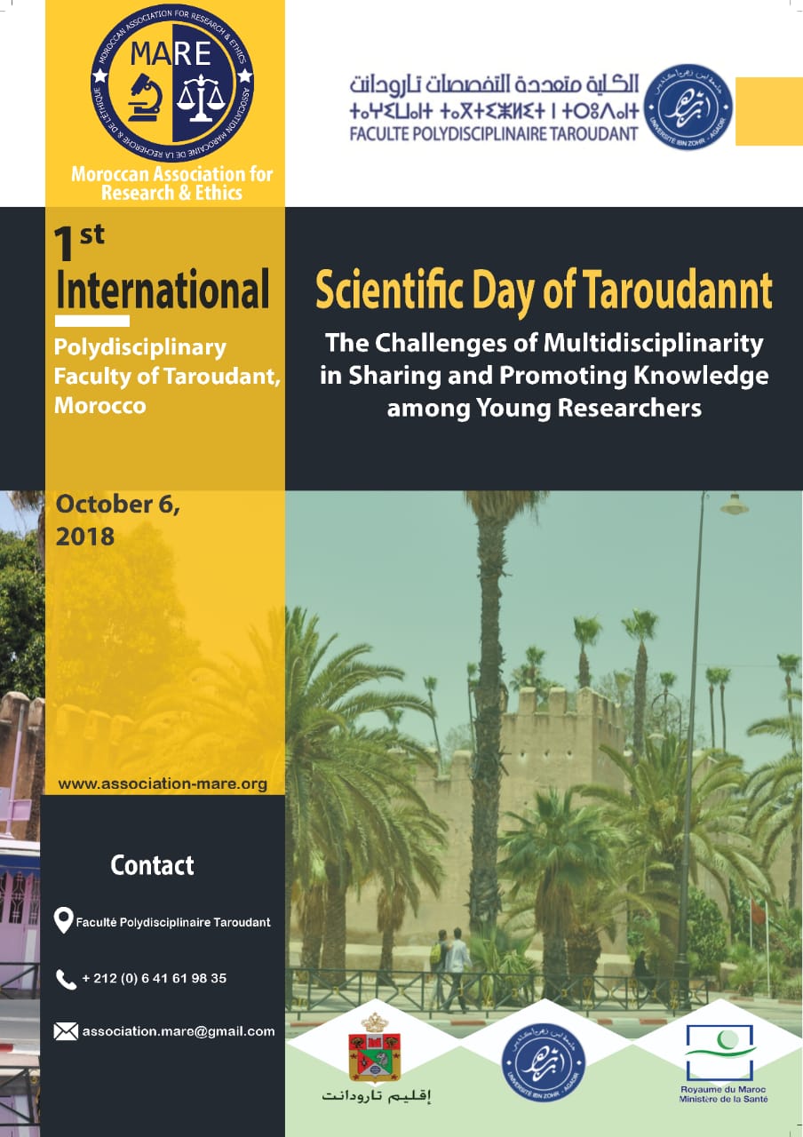 1st International Scientific Day of Taroudannt