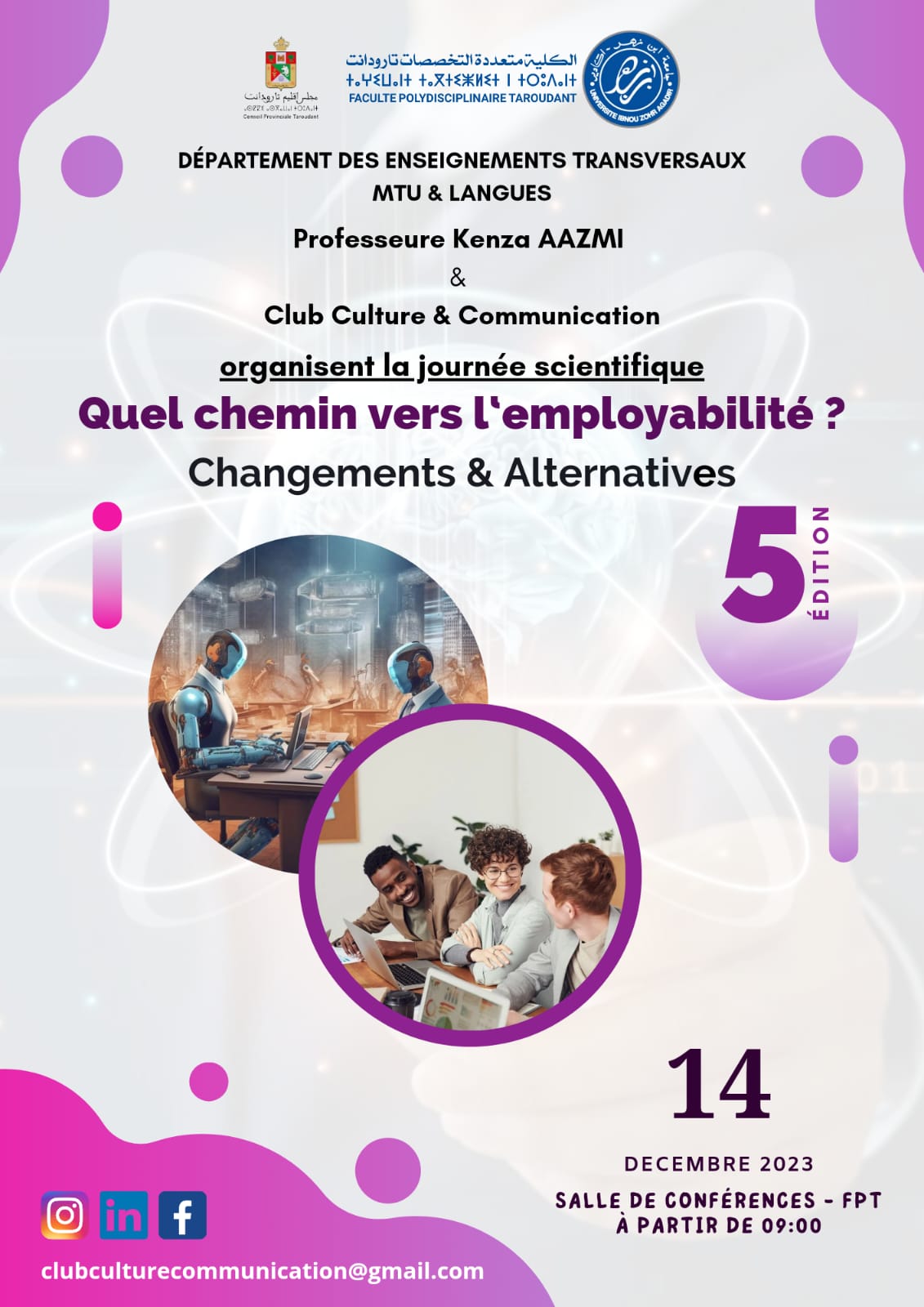 Journée Scientifique - Quel chemin vers l employabilité