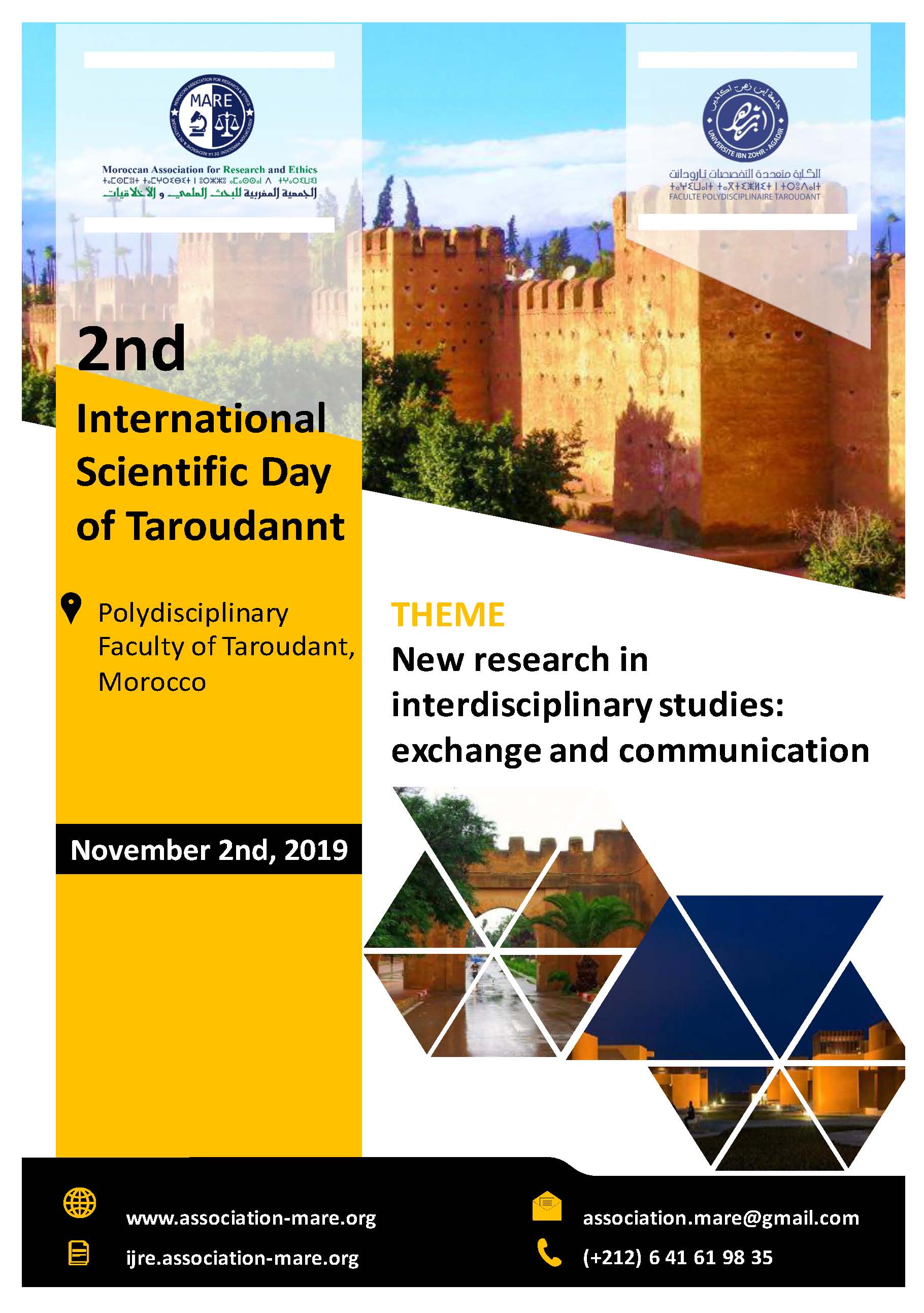 Program of the 2nd International Scientific Day of Taroudannt