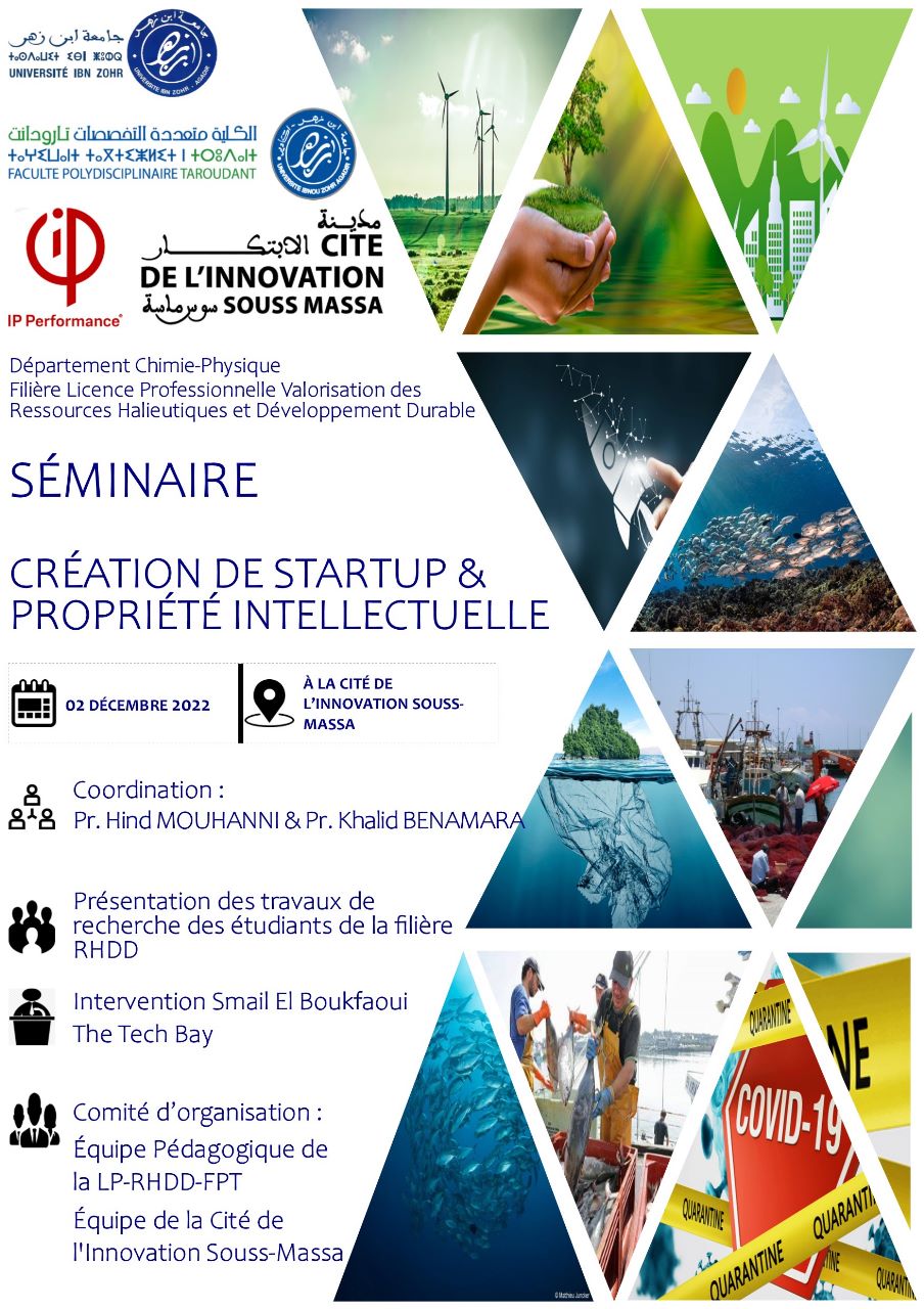 Séminaire sur la propriété intellectuelle et la création se startup