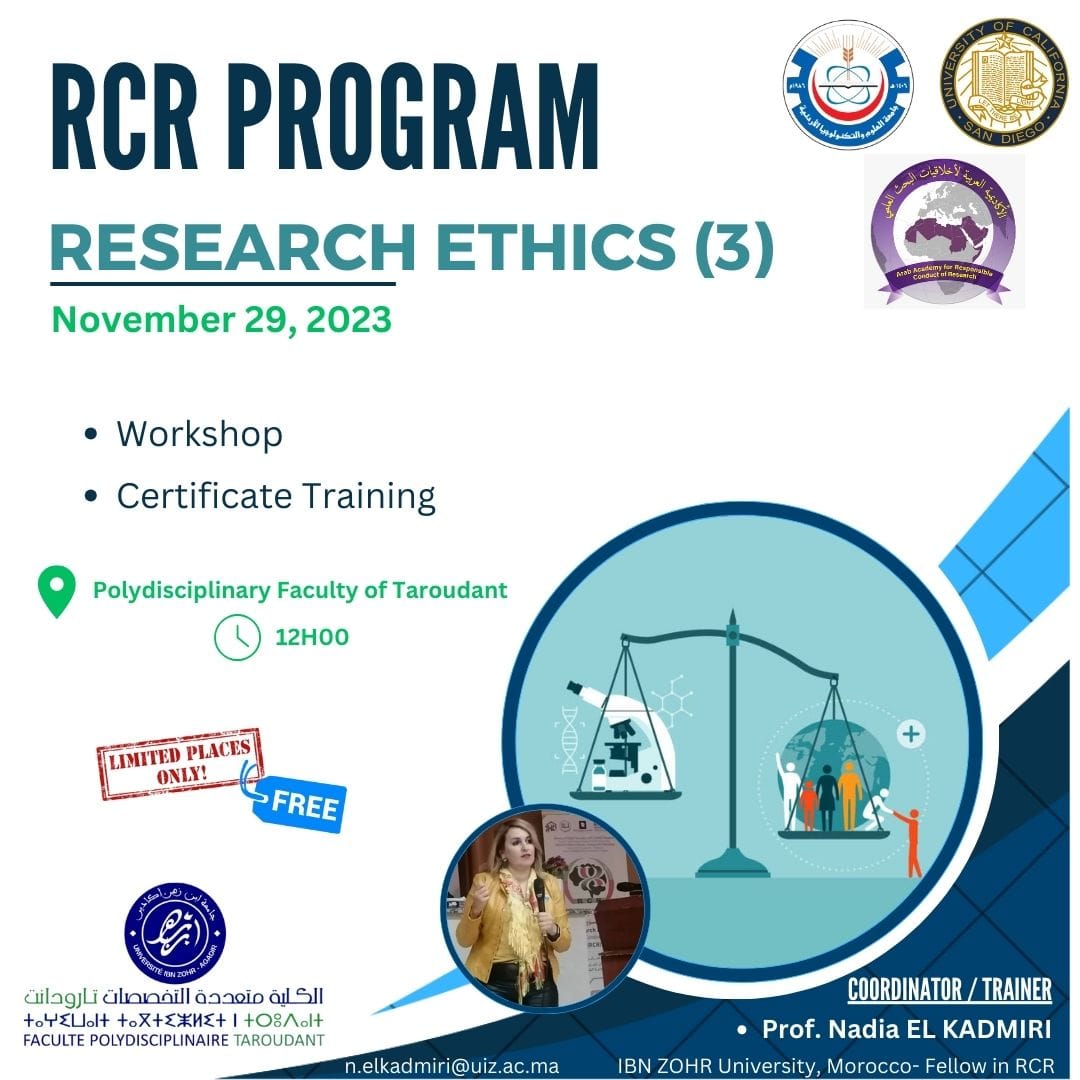 RCR PROGRAM RESEARCH ETHICS