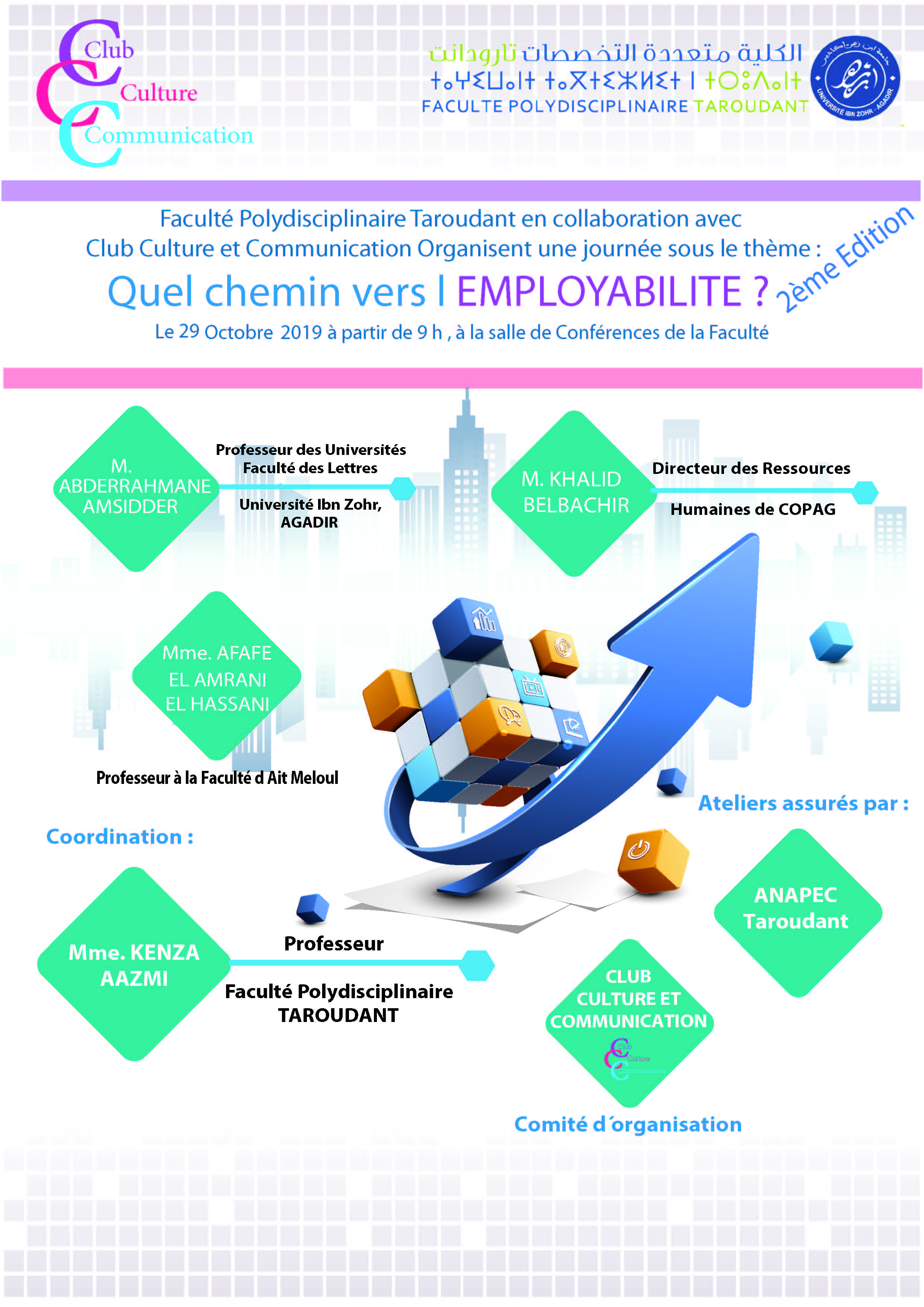 2ème Edition de la  journée sous le thème Quel chemin vers l EMPLOYABILITE