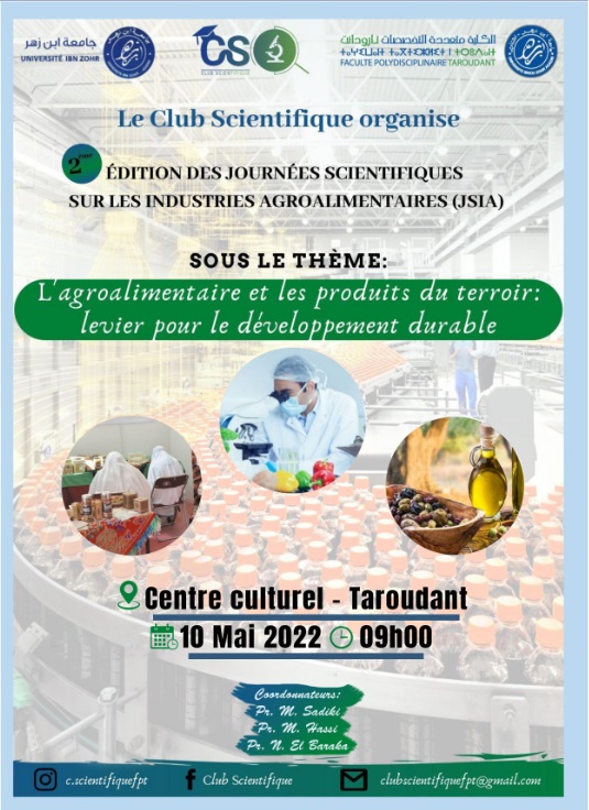 Journées scientifiques sur les industries agroalimentaires