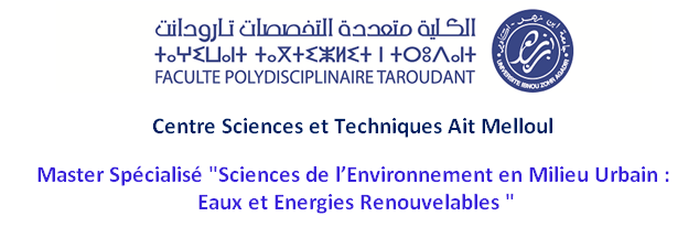 Master Spécialisé Sciences de l Environnement en Milieu Urbain  Eaux et Energies Renouvelables