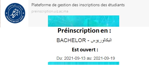 Pré-inscription et inscription en BACHELOR